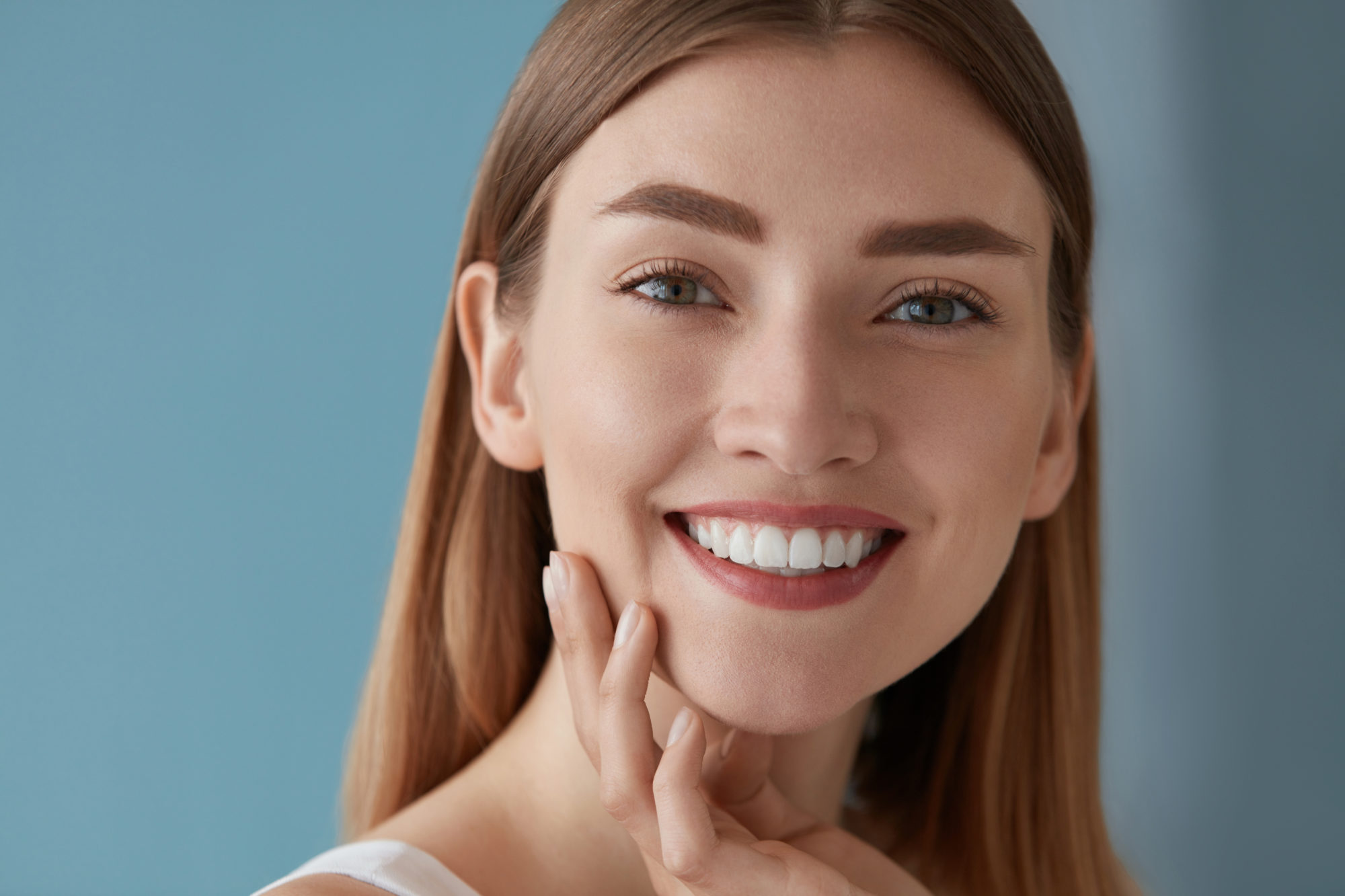 invisalign aligners on model